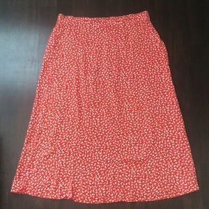 Monki Bright Orange Skirt